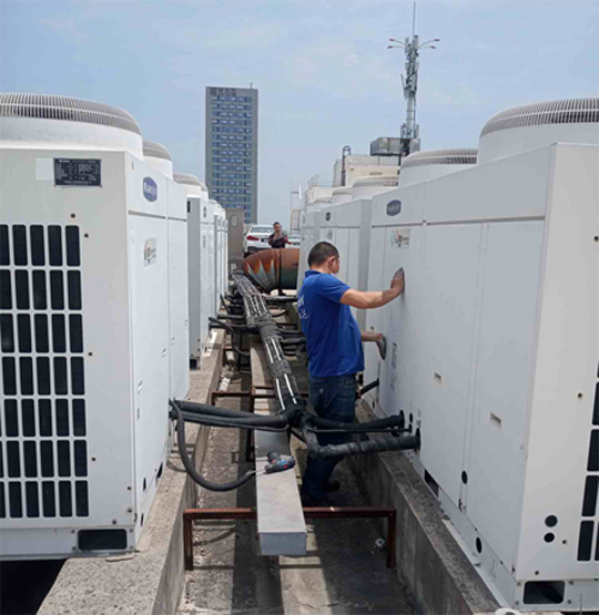 竞秀中央空调制热和不制冷系统维修方法